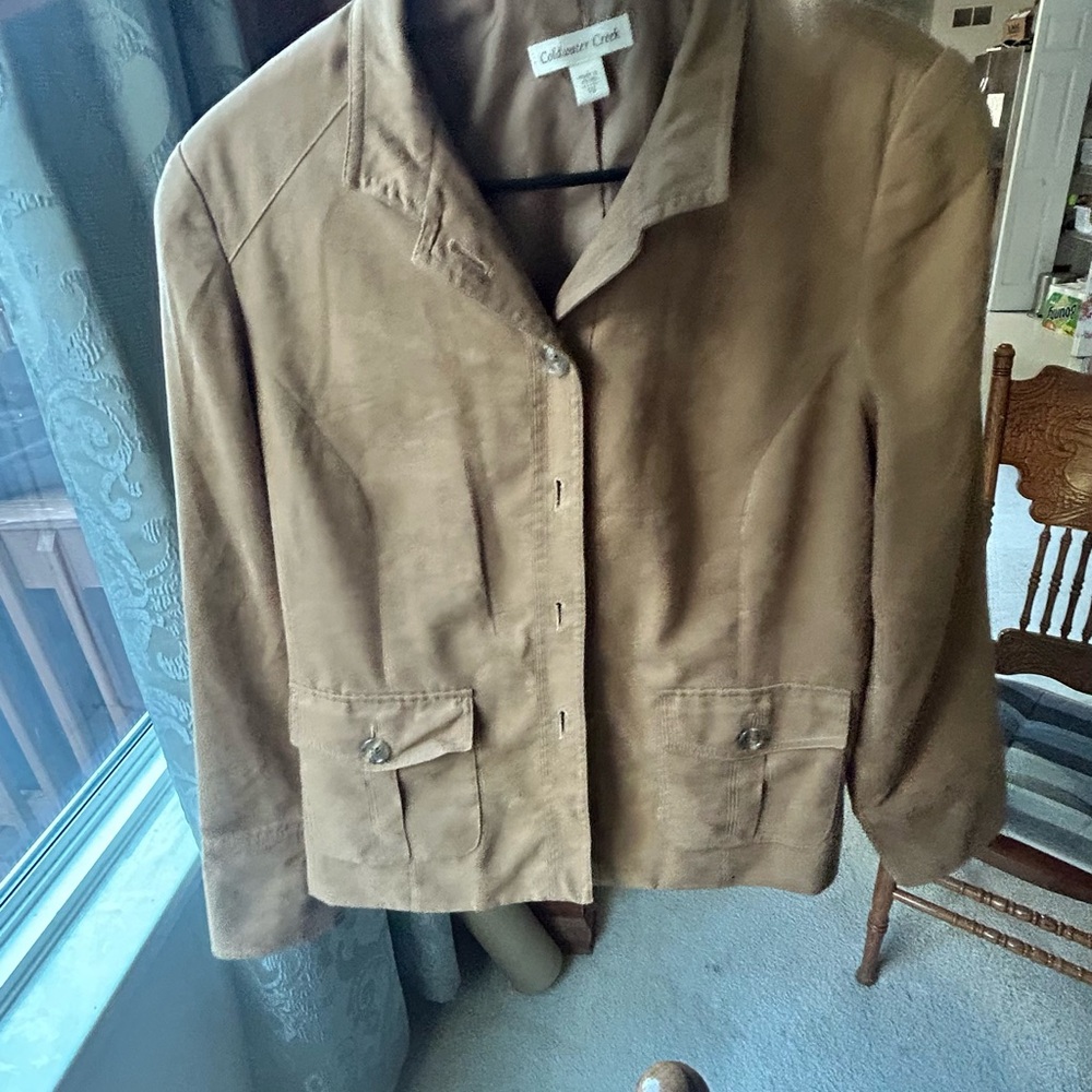 Coldwater Creek Women's Tan Blazer